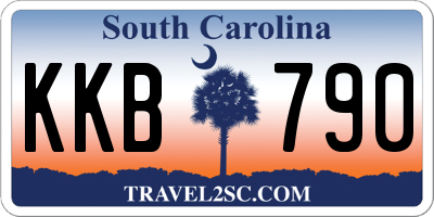 SC license plate KKB790