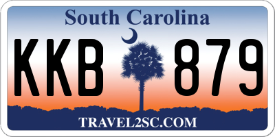 SC license plate KKB879