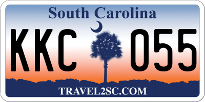 SC license plate KKC055