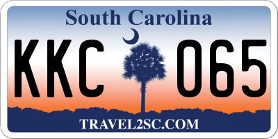 SC license plate KKC065