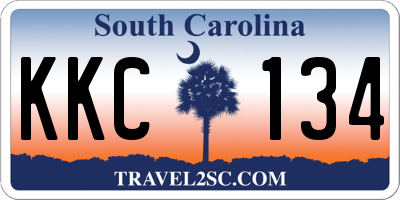 SC license plate KKC134