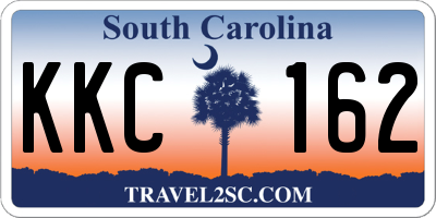 SC license plate KKC162