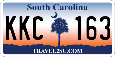 SC license plate KKC163