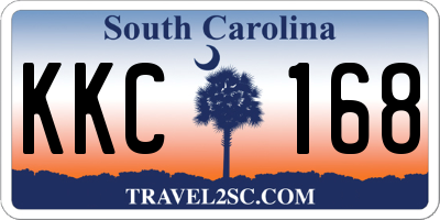 SC license plate KKC168