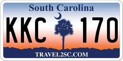 SC license plate KKC170