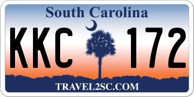 SC license plate KKC172