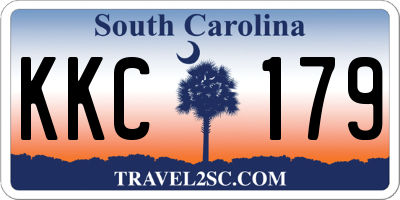 SC license plate KKC179