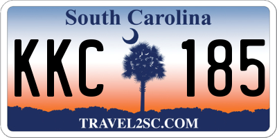 SC license plate KKC185