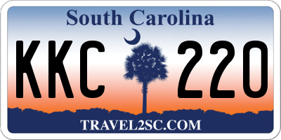 SC license plate KKC220