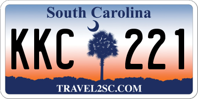 SC license plate KKC221
