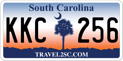 SC license plate KKC256