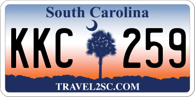 SC license plate KKC259