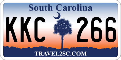 SC license plate KKC266
