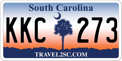 SC license plate KKC273