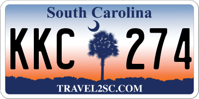 SC license plate KKC274