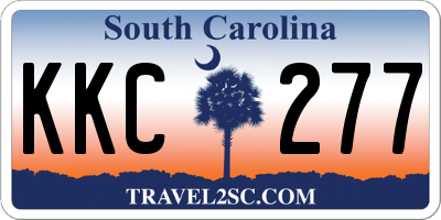 SC license plate KKC277