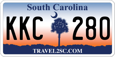 SC license plate KKC280