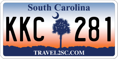 SC license plate KKC281