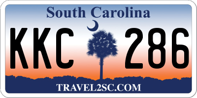 SC license plate KKC286