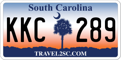 SC license plate KKC289