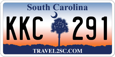 SC license plate KKC291