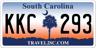 SC license plate KKC293