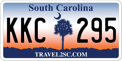 SC license plate KKC295