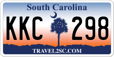 SC license plate KKC298