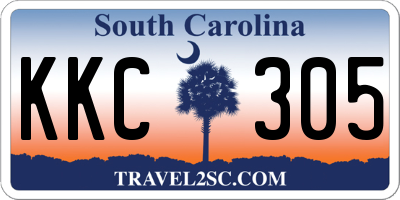 SC license plate KKC305