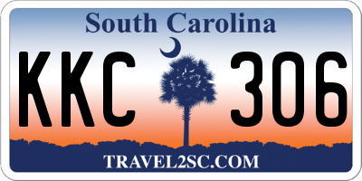 SC license plate KKC306