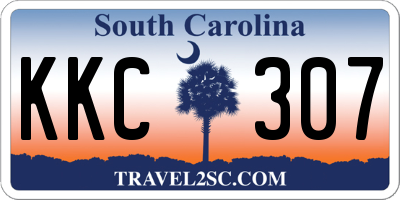 SC license plate KKC307