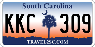 SC license plate KKC309