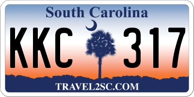 SC license plate KKC317