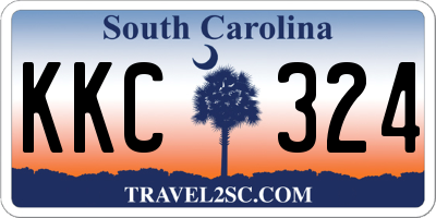 SC license plate KKC324
