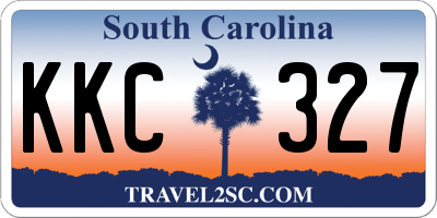 SC license plate KKC327