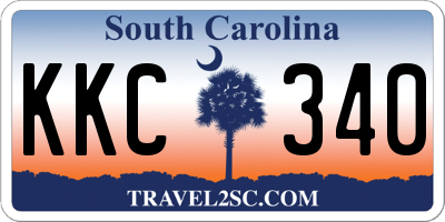 SC license plate KKC340