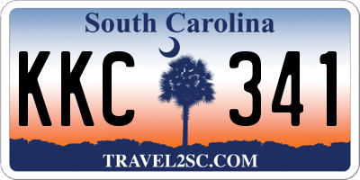 SC license plate KKC341