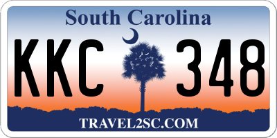 SC license plate KKC348