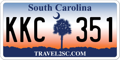 SC license plate KKC351