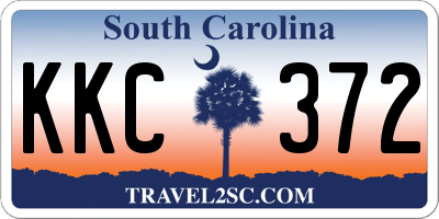 SC license plate KKC372