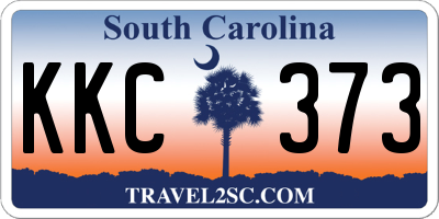 SC license plate KKC373