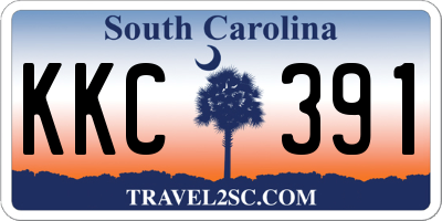 SC license plate KKC391