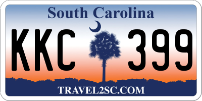 SC license plate KKC399