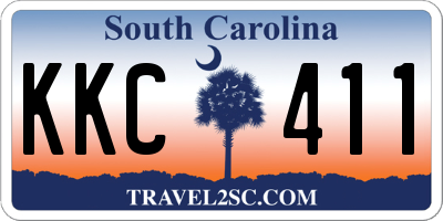 SC license plate KKC411
