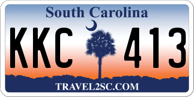 SC license plate KKC413