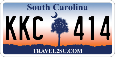 SC license plate KKC414