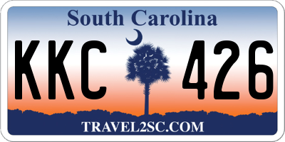 SC license plate KKC426