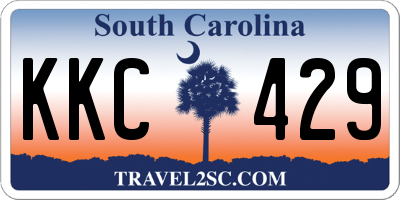 SC license plate KKC429