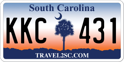 SC license plate KKC431