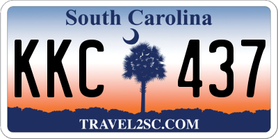 SC license plate KKC437